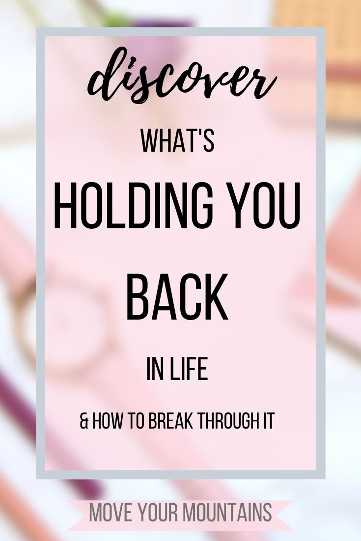 The 4 Biggest Things Holding You Back In Life - Ana McRae Coaching