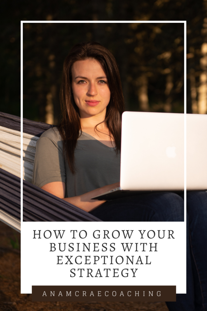 Ana McRae life and business coach for women and high level CEOs explaining ultimate guide to strategic planning process steps to grow your business while enjoying working from a hammock