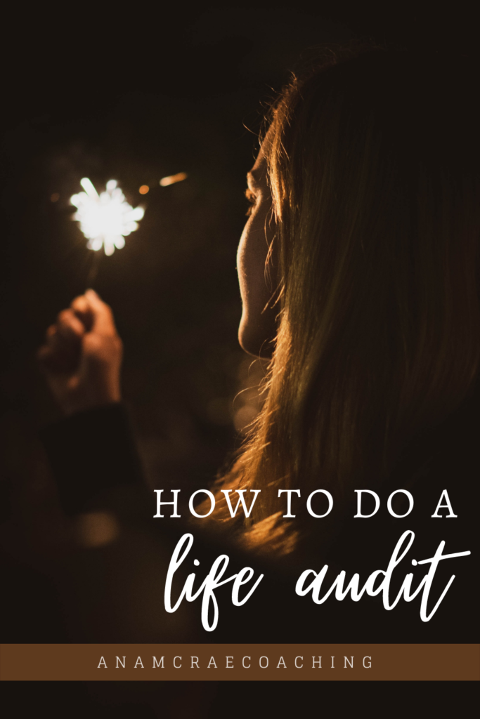 life and business success coach Ana McRae shares step by step guide to doing a life audit and how to set goals and organize goals with a fillable life audit pdf workbook