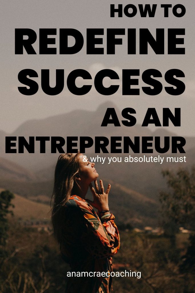 redefining success as an entrepreneur