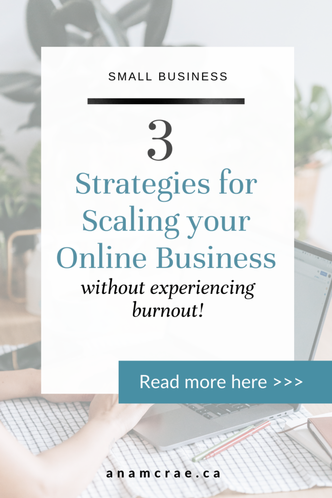 Scaling a business