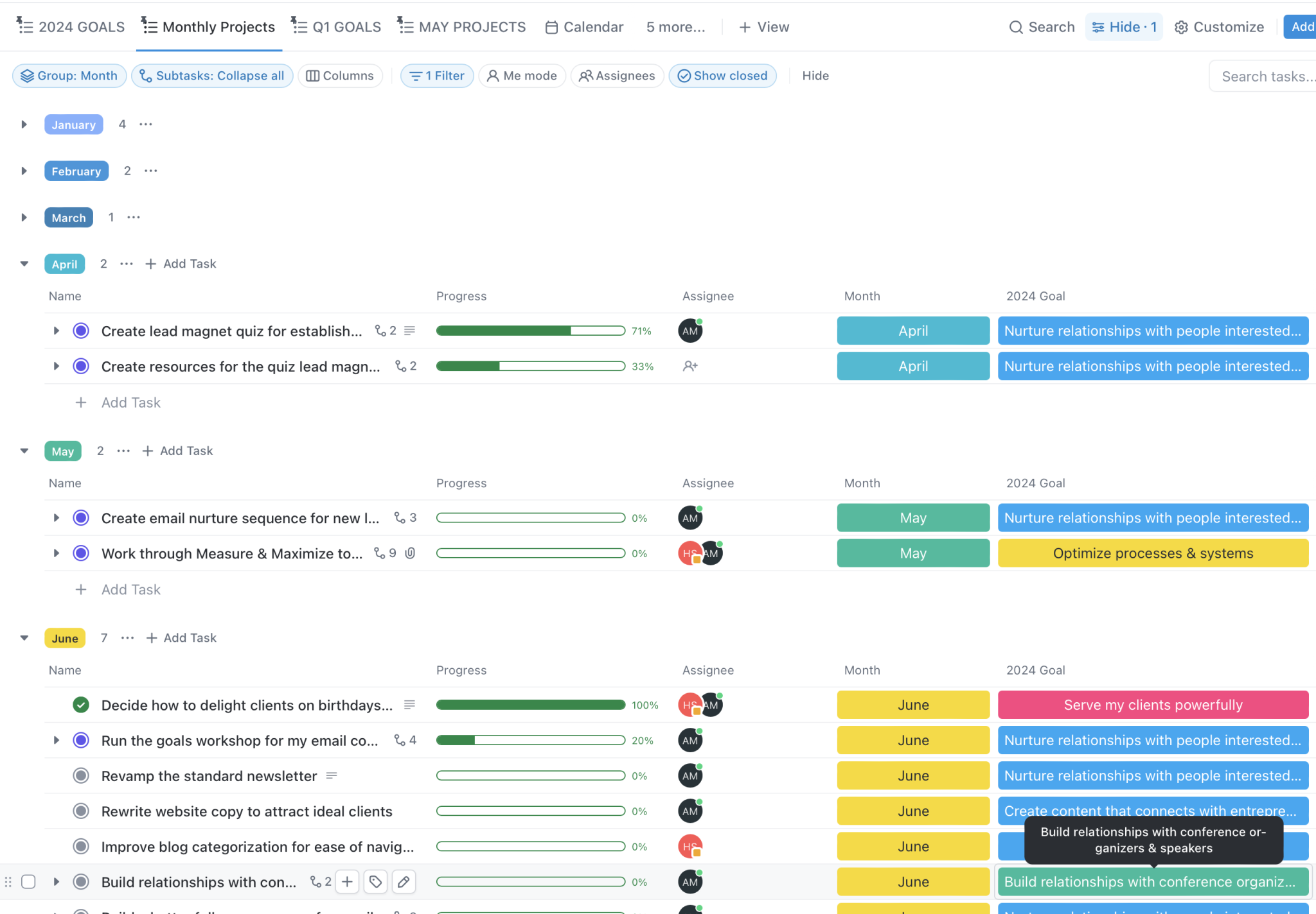 How to use ClickUp for Project Management | Ana McRae Coaching