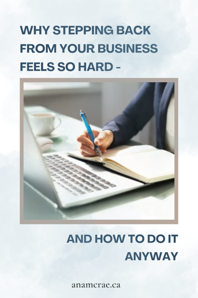 how to step back from business day to day operations