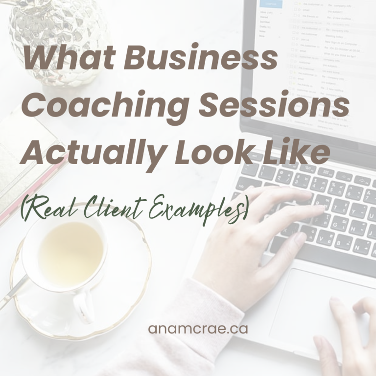 What Business Coaching Sessions Actually Look Like (Real Client Examples)