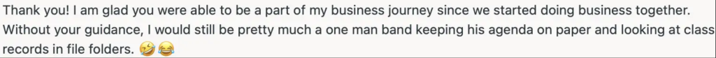 ADHD business coach client results